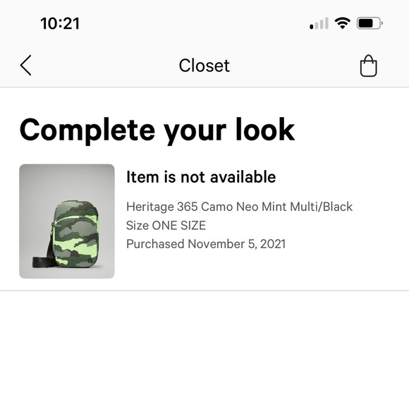 Lululemon Camo Crossbody Bag - Picture 3 of 3